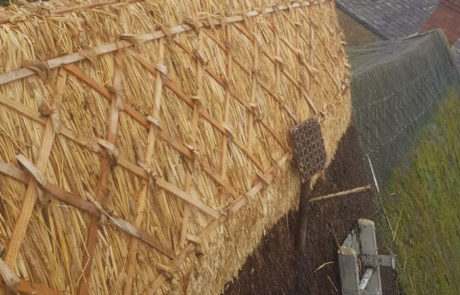 RJ Matravers Thatched Ridge with tools - Maintenance